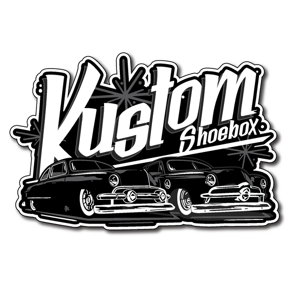 Kustom Shoebox Library - Series 15 Duece -  Kustom Sticker 3.5 inch
