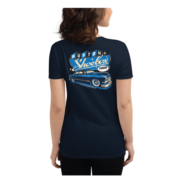 Kustom Shoebox Ford Library - DEC  -  Women's Short Sleeve T-Shirt