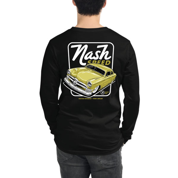 Kustom Shoebox Ford Library - Sweet Pea -  Adult Long Sleeve