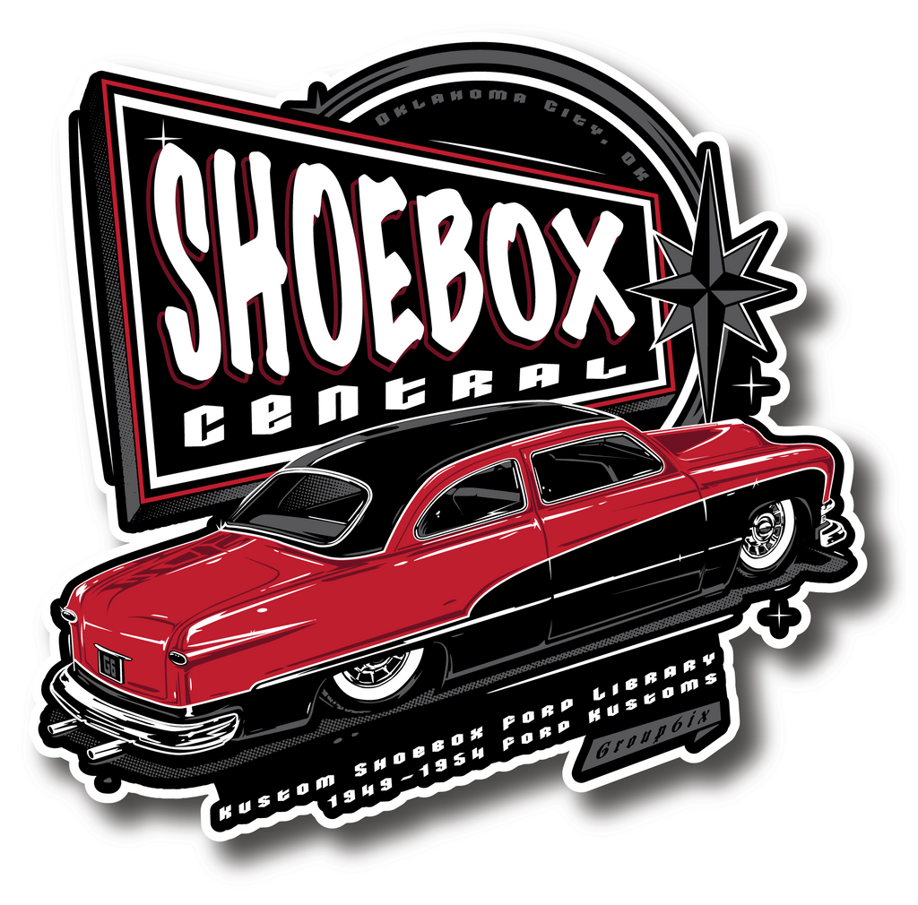 Kustom Shoebox Library - Shoebox Central - Sticker 3.5 inch