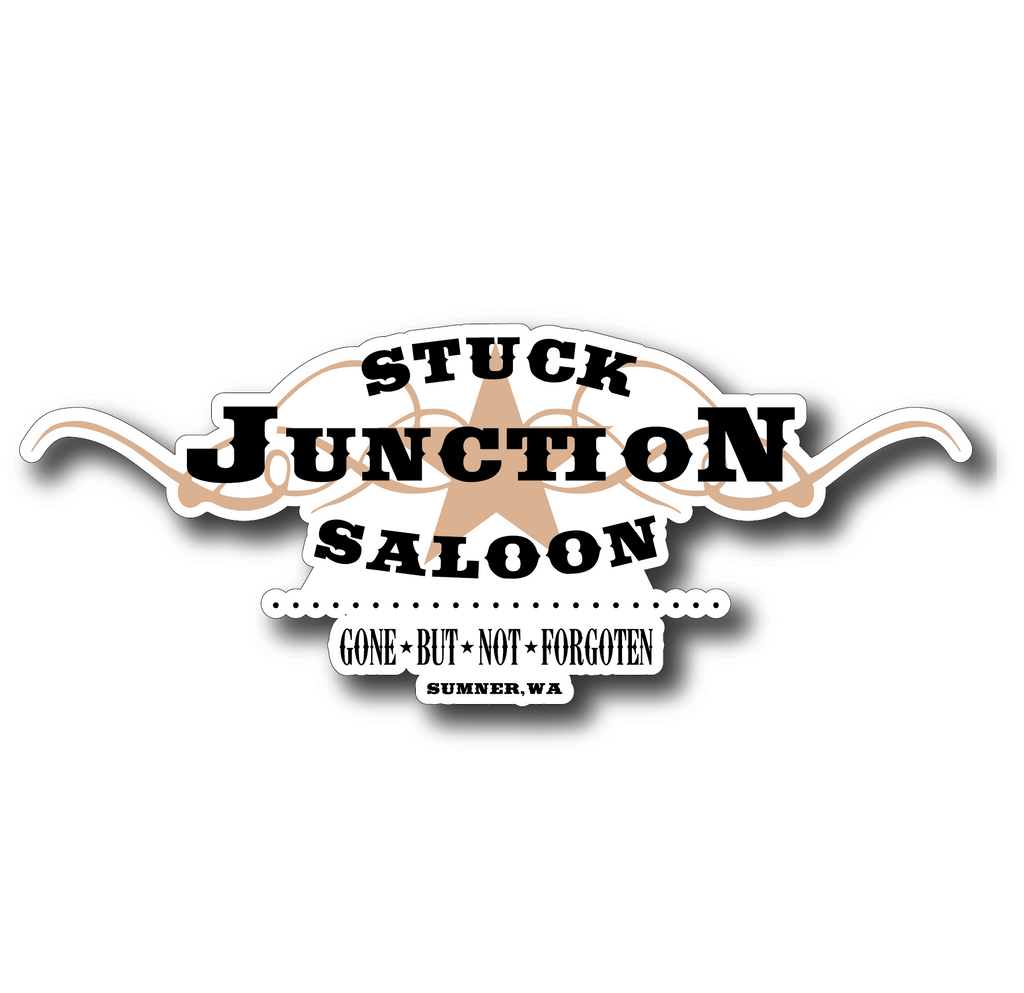 Charity Drive - Stuck Junction Saloon Sticker (Sumner, WA Fire) - Cruise Sumner